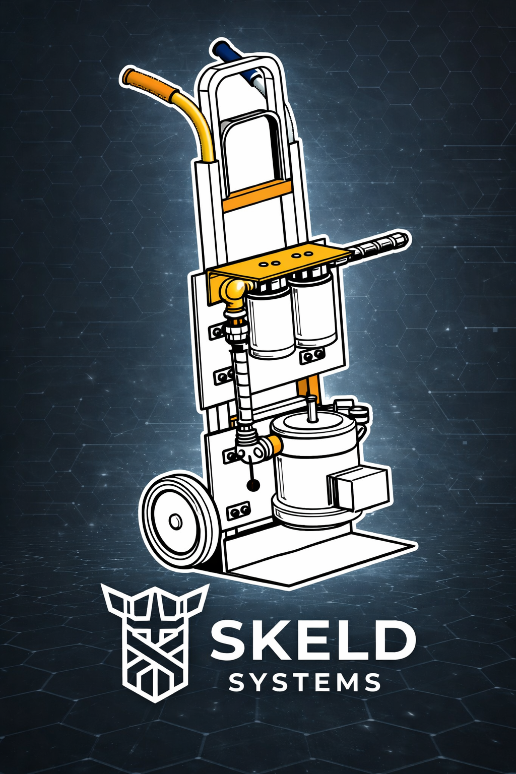 Portable Oil Filter Cart