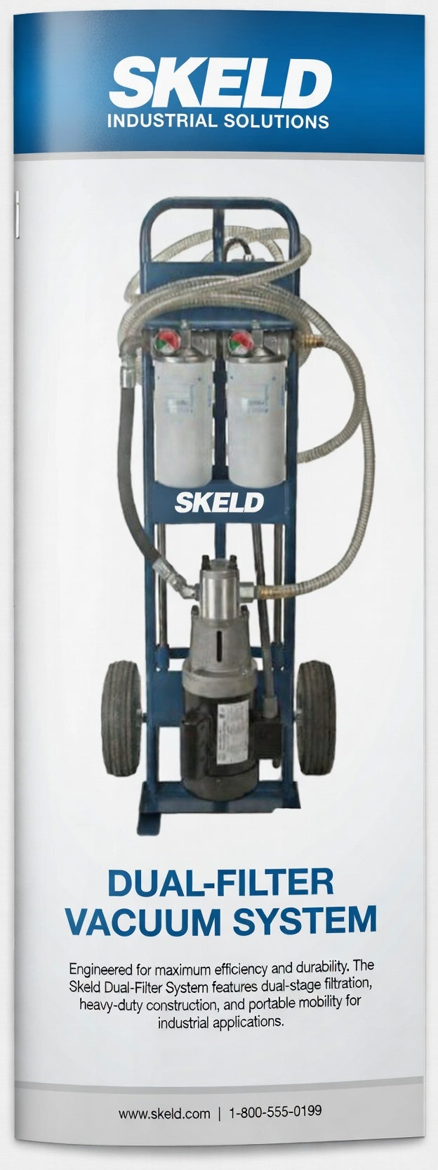 mobile hydraulic fluid and oil filter cart 